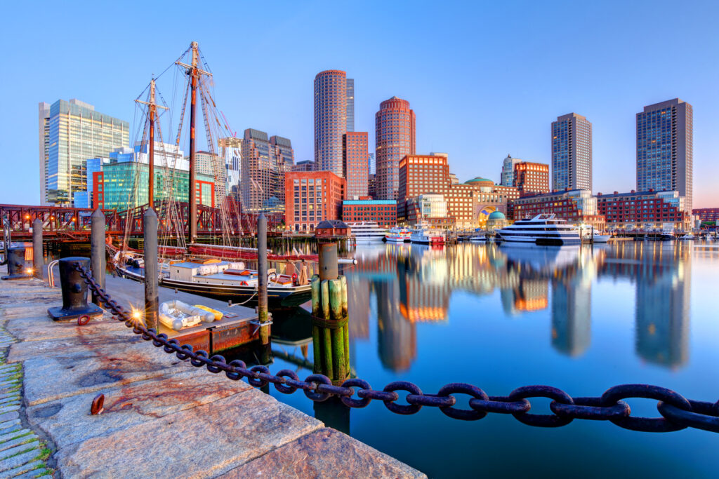 Businesses process automation featured image Boston landmark