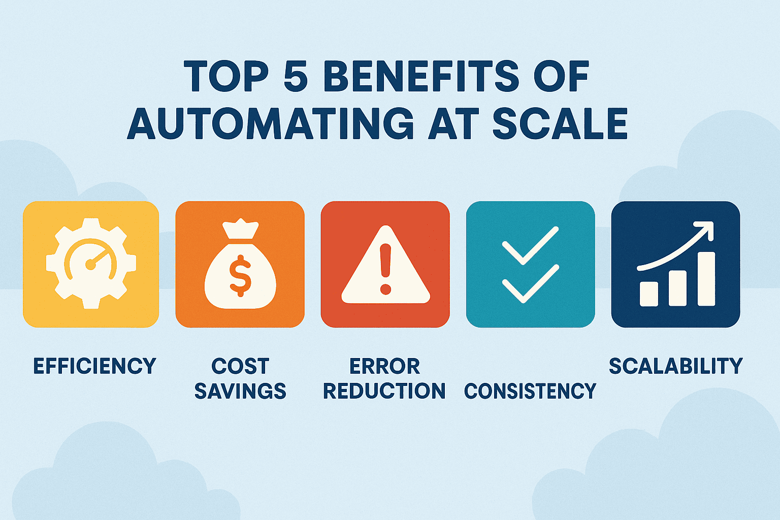 top 5 benefits of automating at scale