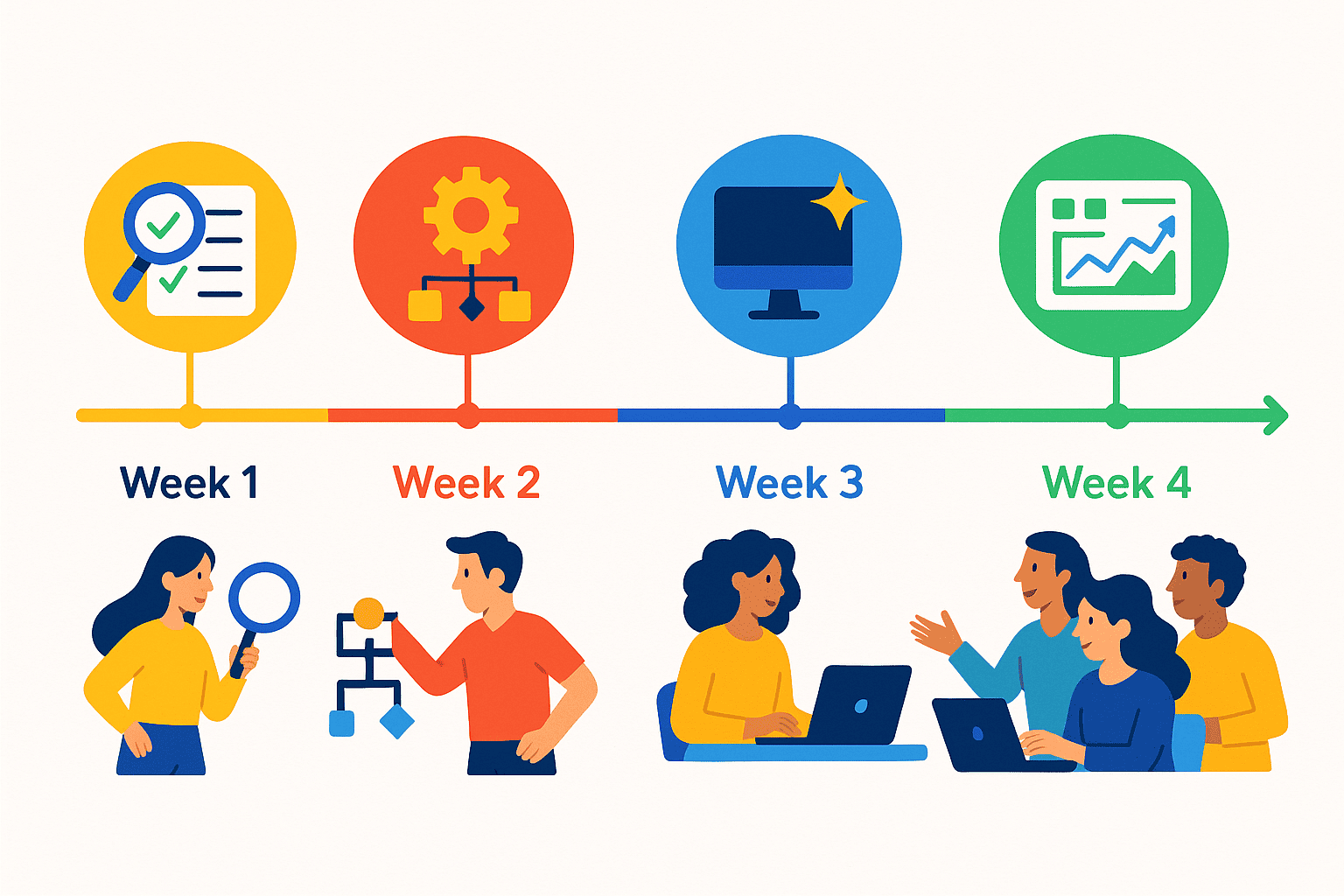 a 30 days sprint to automate at scale