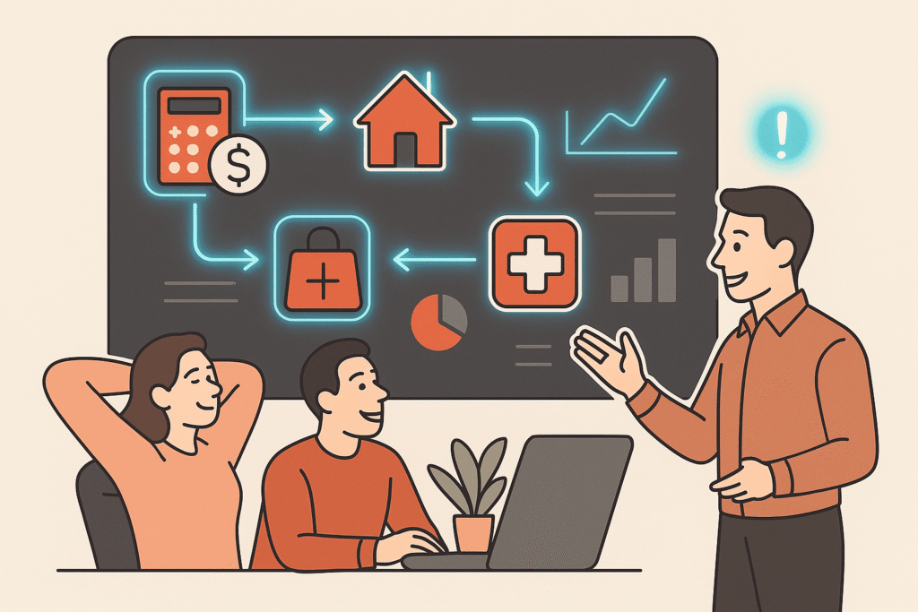 Business automation consultant helping small business owners improve efficiency with workflow automation.