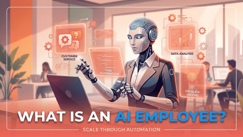 Article feature banner tittled: "what is an AI Employee"