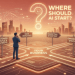 AI roadmap for business showing workflow automation and AI implementation framework for modern organizations