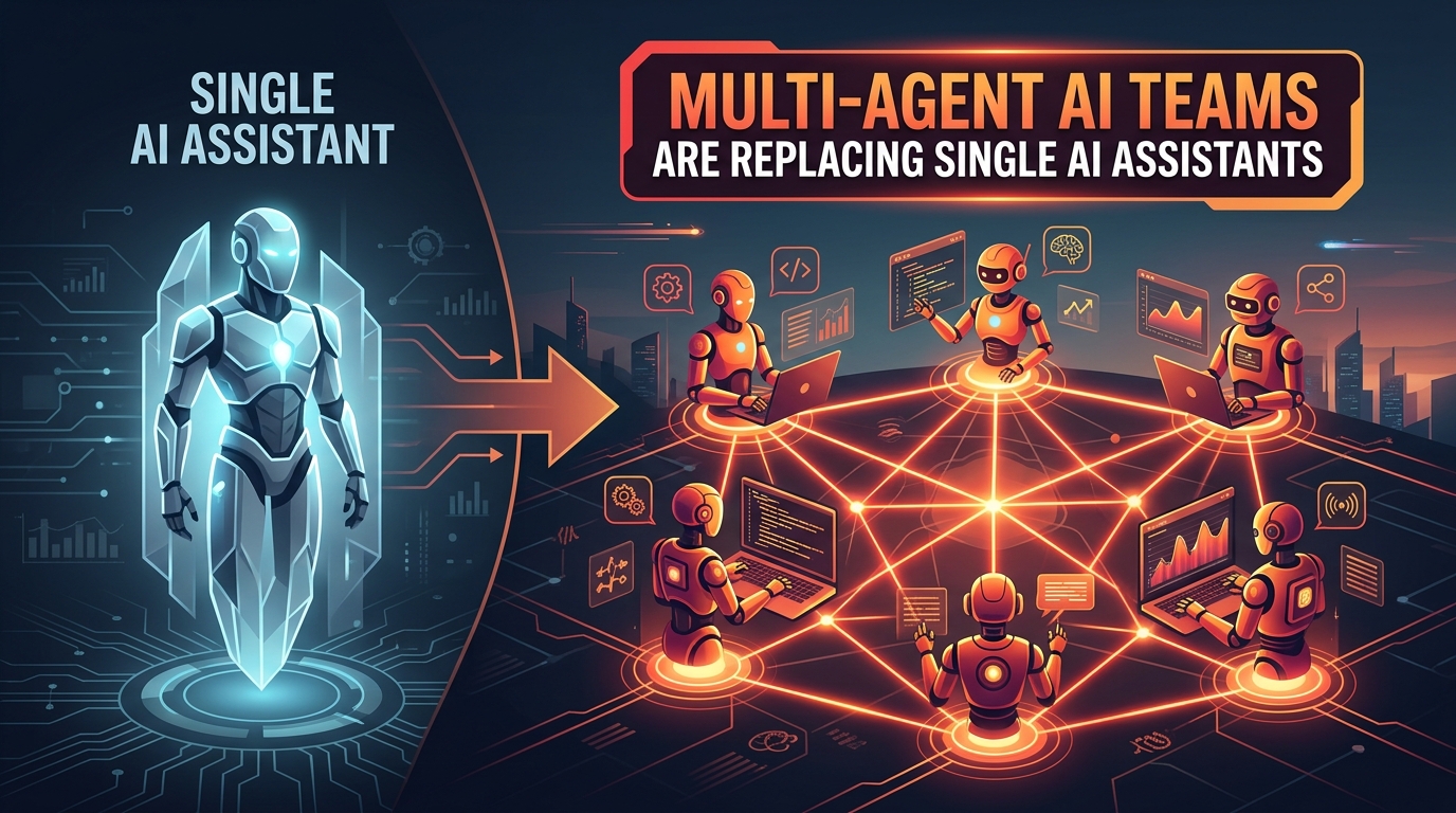 Multi-Agent AI Teams Are Replacing Single AI Assistants